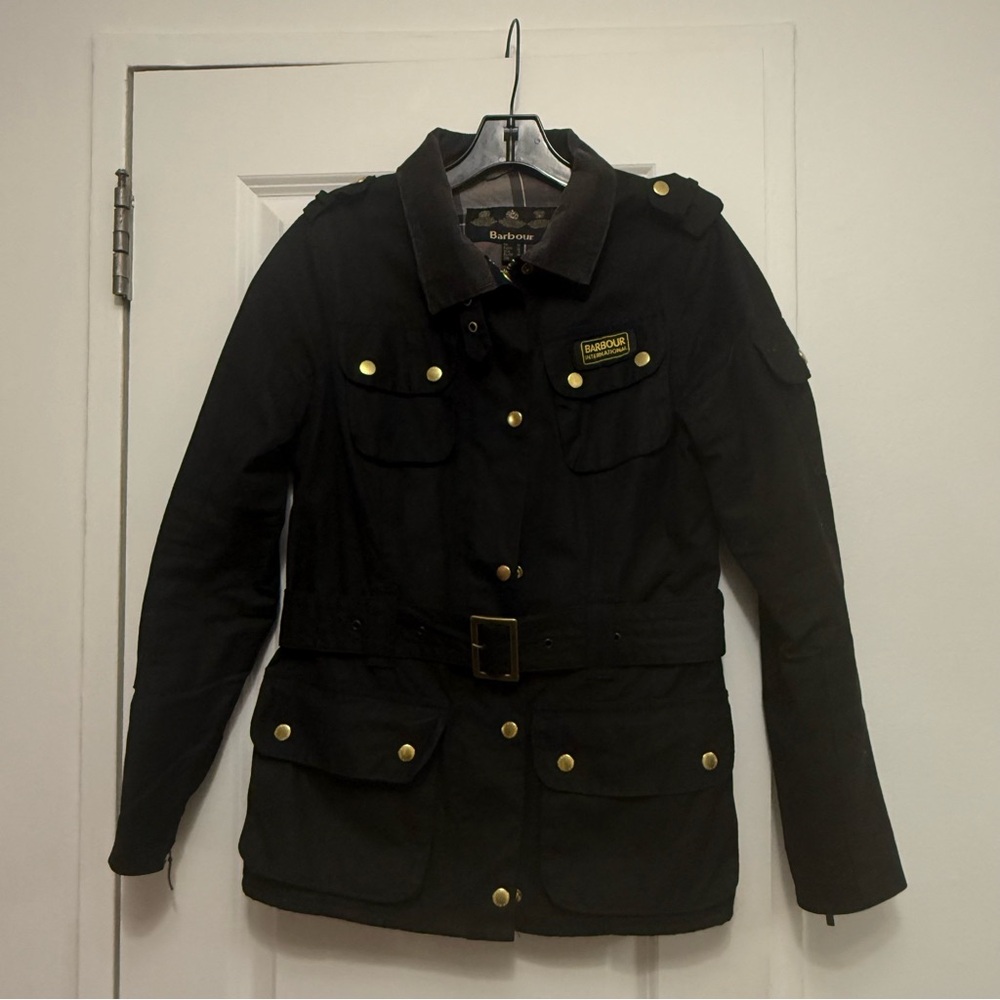 Barbour International Womens Black Jacket size US 6